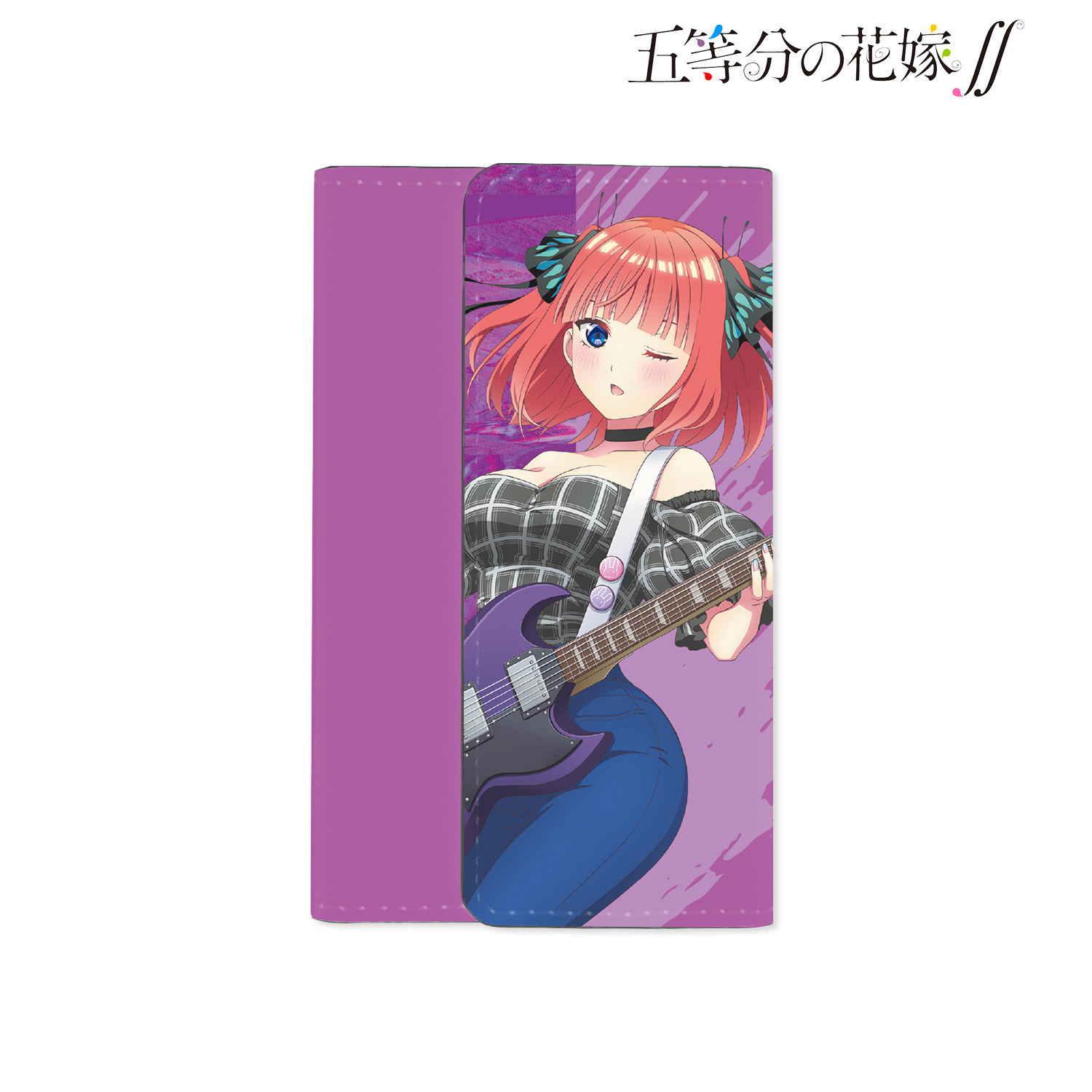 五等分の花嫁∬_描き下ろしイラスト 中野二乃 ギター演奏ver. キーケース