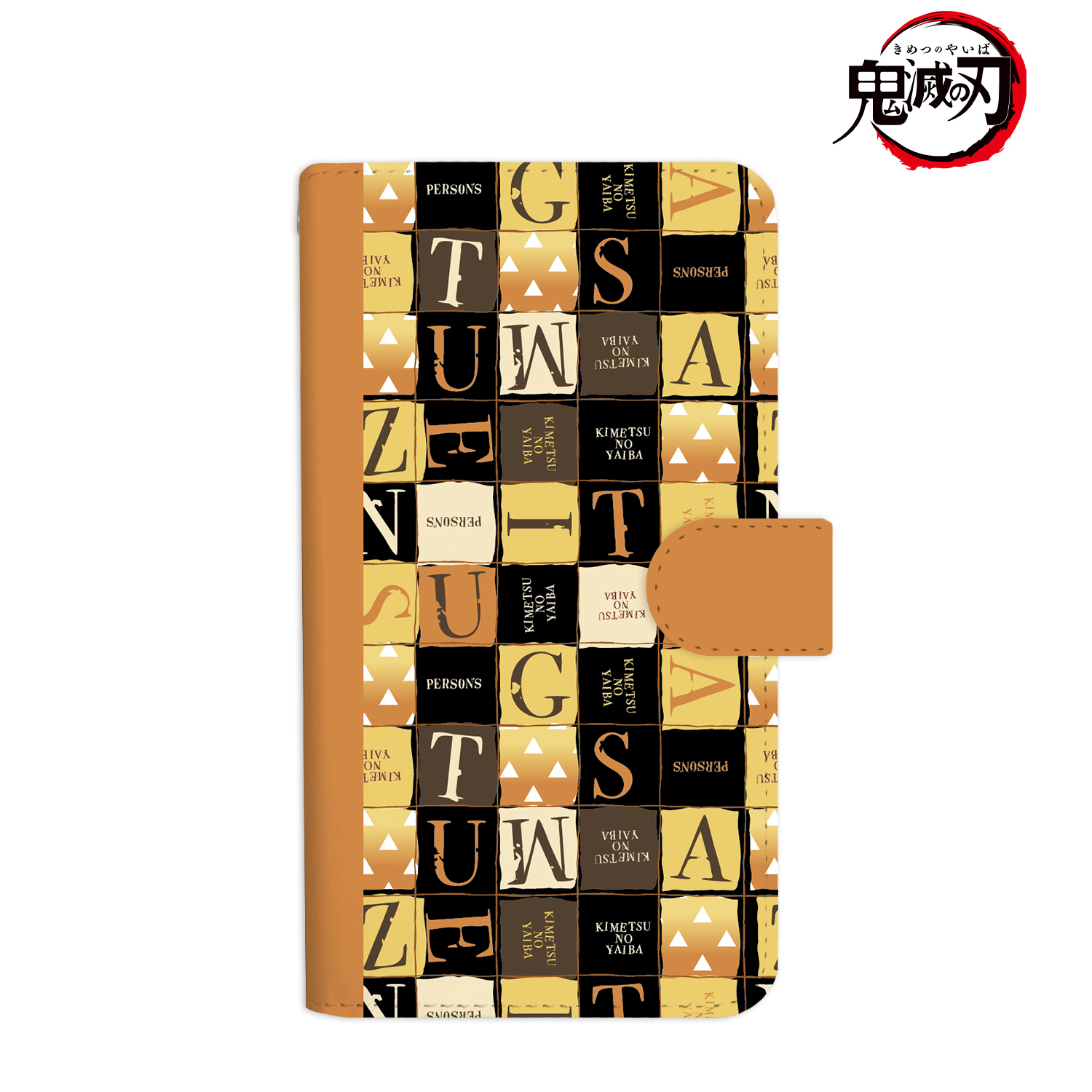 鬼滅の刃_PERSON'S 我妻善逸 手帳型スマホケース(対象機種/Lサイズ)