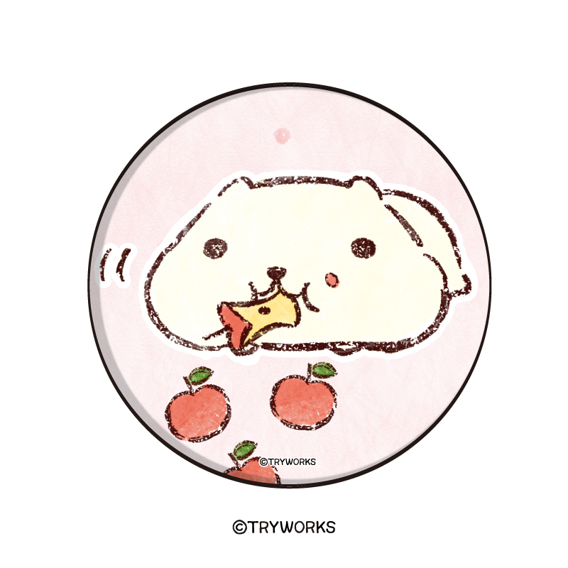 缶バッジ「カピバラさん」02/ホワイトさん(グラフアート) | 公式グッズ