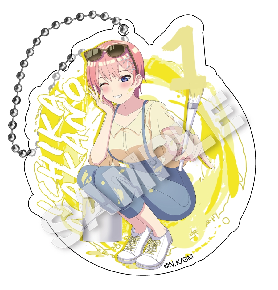 映画 五等分の花嫁_アクリルキーホルダー GRAFFITI GIRL 中野一花