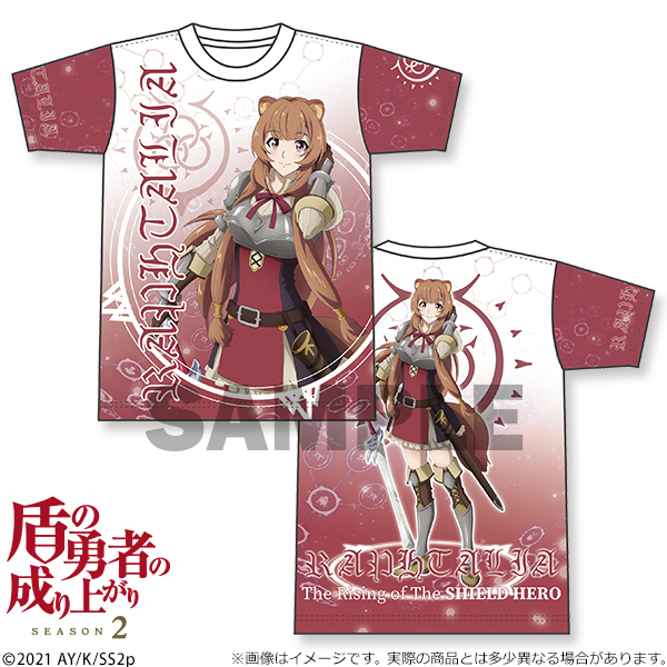 盾の勇者の成り上がり Season 2_フルグラフィックTシャツ ラフタリア L