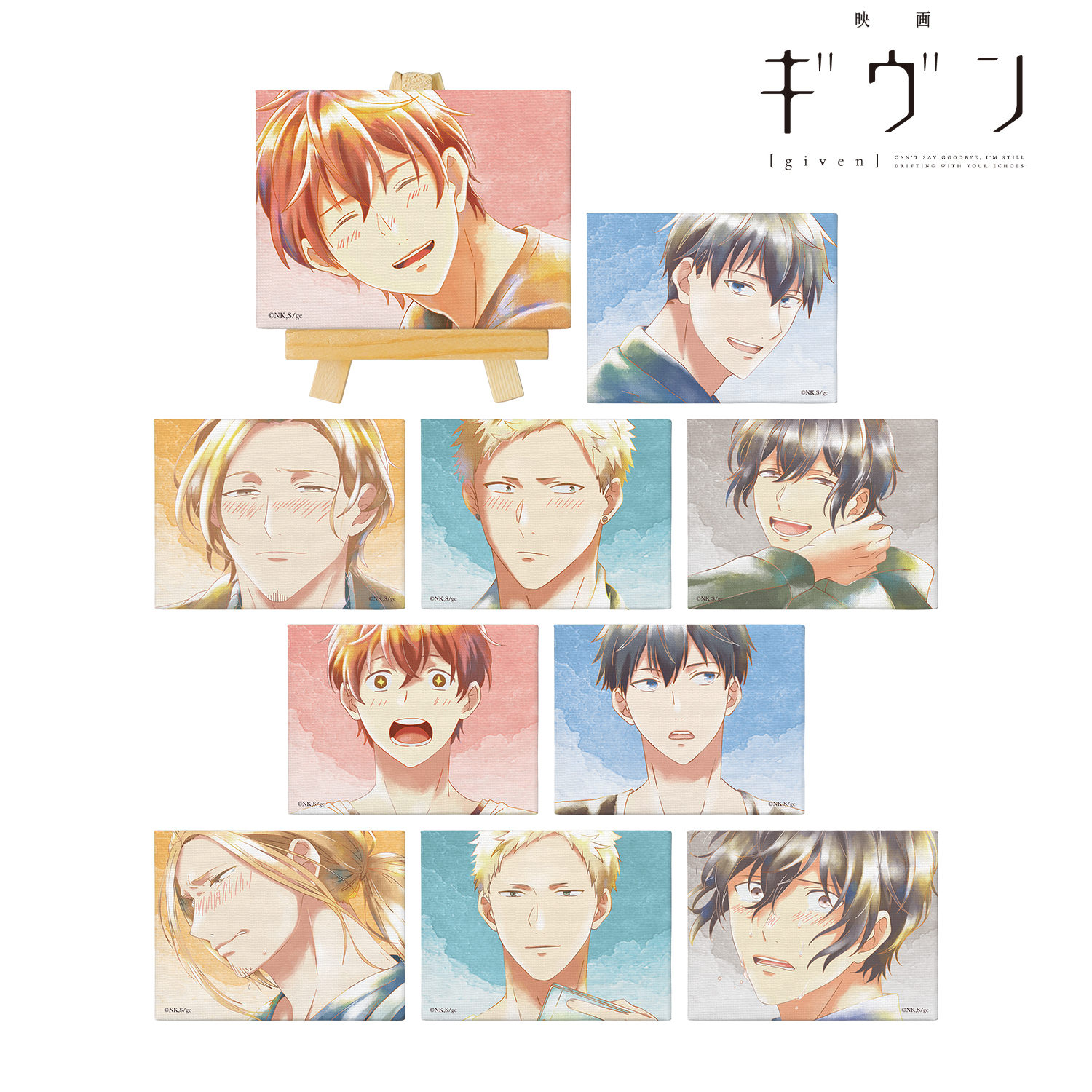 映画 ギヴン_トレーディング Ani-Art aqua label 第2弾 ミニキャンバスボード(単位/BOX)