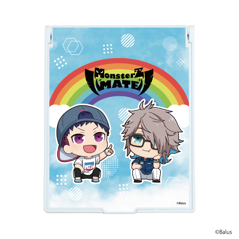MonsterZ MATE_デカキャラミラー01/アンジョー&コーサカ(虹