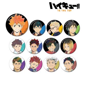 ハイキュー　トレーディングホログラム缶バッジ　〜AUTUMN &WINTER〜 グッズ-バッチ】ハイキュー!! トレーディングホログラム缶バッジ