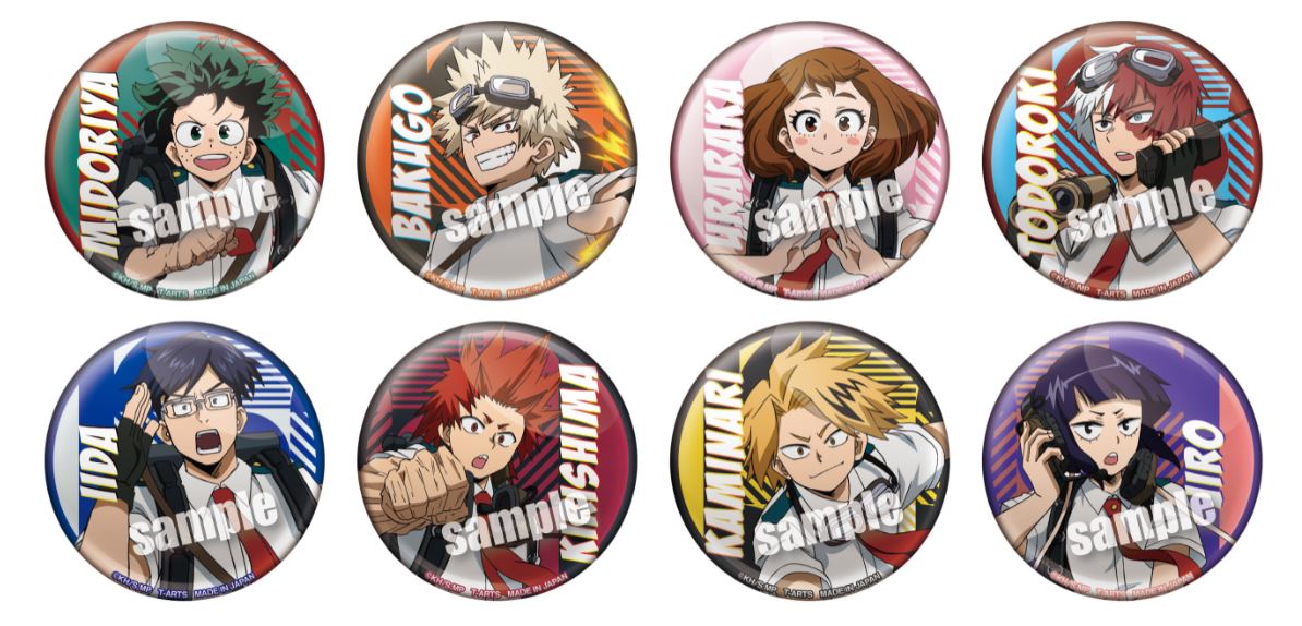 僕のヒーローアカデミア_カラパレ 野外訓練  缶バッジ 1BOX