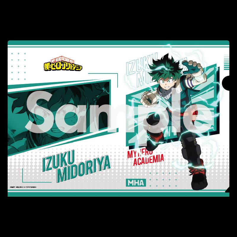 僕のヒーローアカデミア_クリアファイル 6期アクション版権① (緑谷出