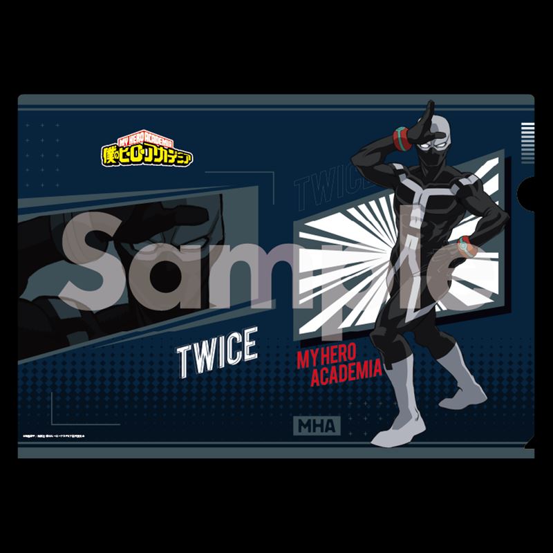 僕のヒーローアカデミア_クリアファイル 6期アクション版権? (トゥワイス)