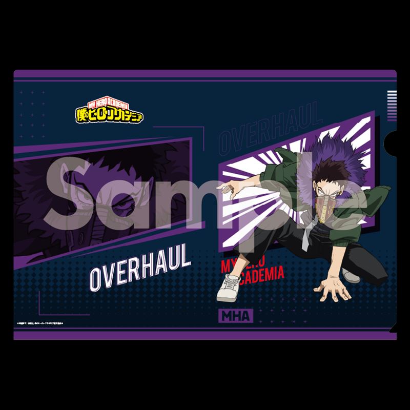 僕のヒーローアカデミア_クリアファイル 6期アクション版権? (オーバーホール)