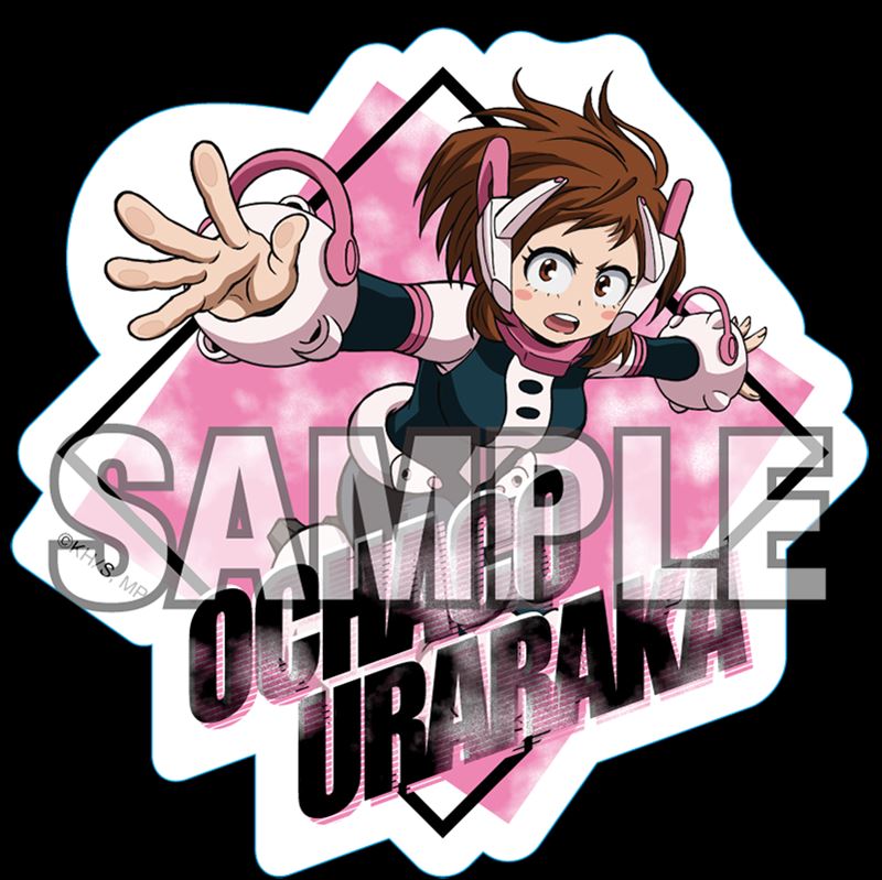 僕のヒーローアカデミア_ステッカー 6期アクション版権? (麗日お茶子)