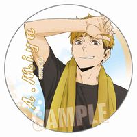 缶バッジ ハイキュー!!/宮 侑 プール掃除ver. | ハイキュー!!公式