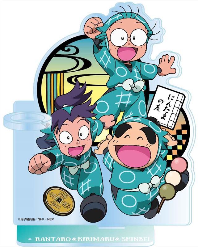 忍たま乱太郎_切り絵シリーズ アクリルペンスタンド 乱太郎&きり丸