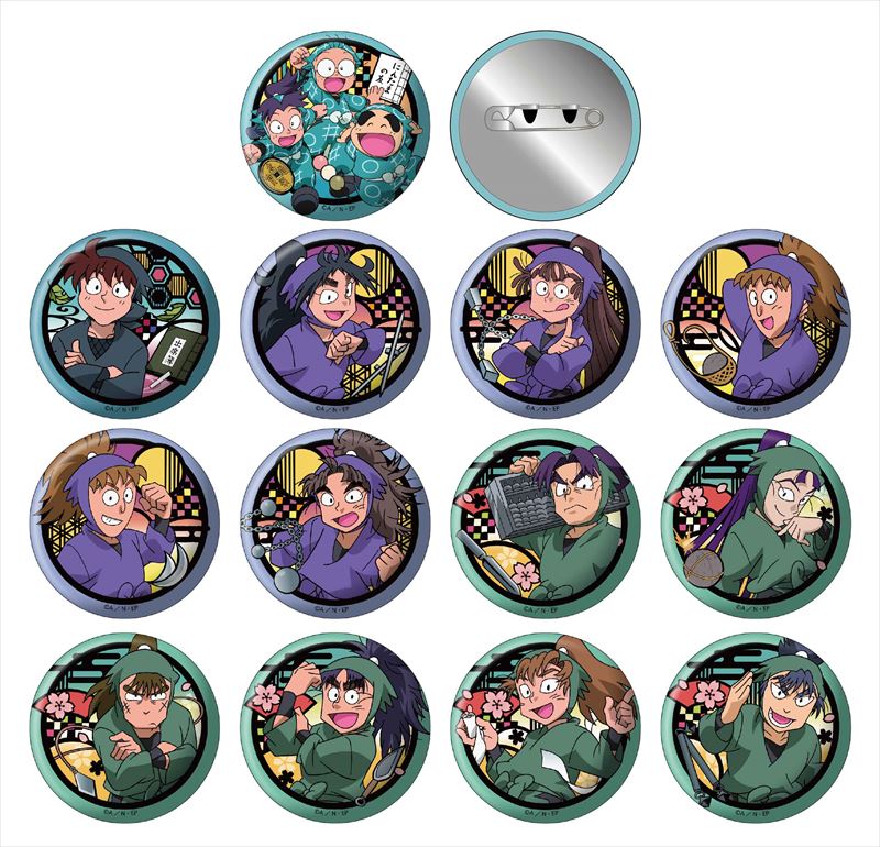 忍たま乱太郎 切り絵シリーズ 和紙缶バッジ 1pcs 公式グッズ 公式ライセンス商品専門サイト Colleize コレイズ