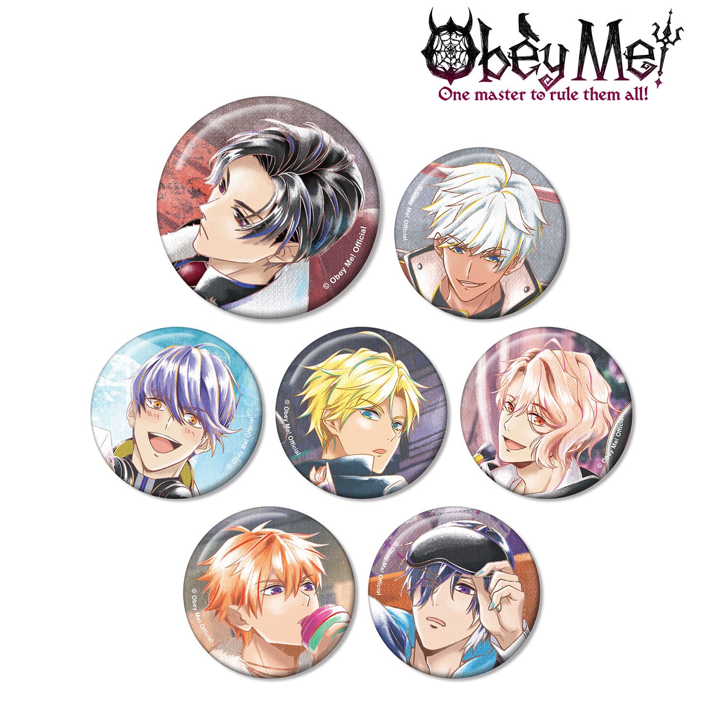 Obey Me!_トレーディング Ani-Art aqua label 缶バッジ(単位/BOX