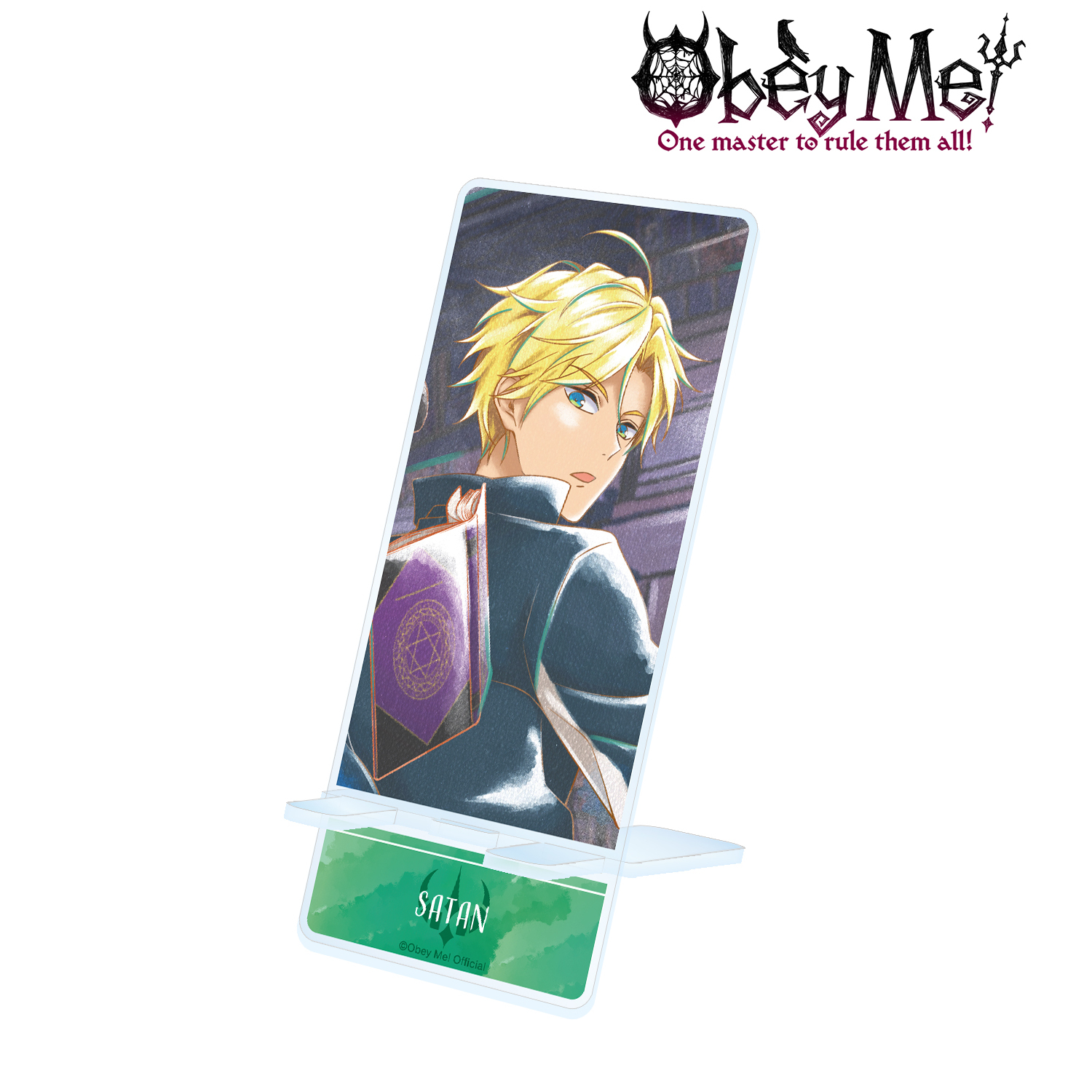 Obey Me!_サタン Ani-Art aqua label アクリルスマホスタンド
