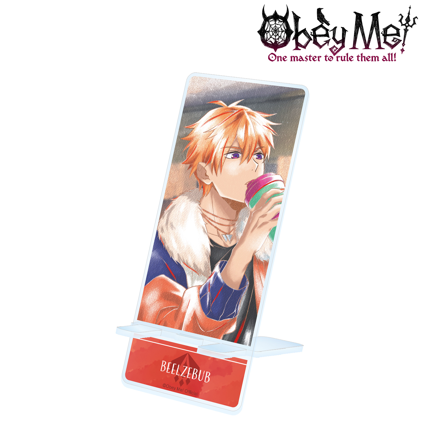 Obey Me!_ベルゼブブ Ani-Art aqua label アクリルスマホスタンド
