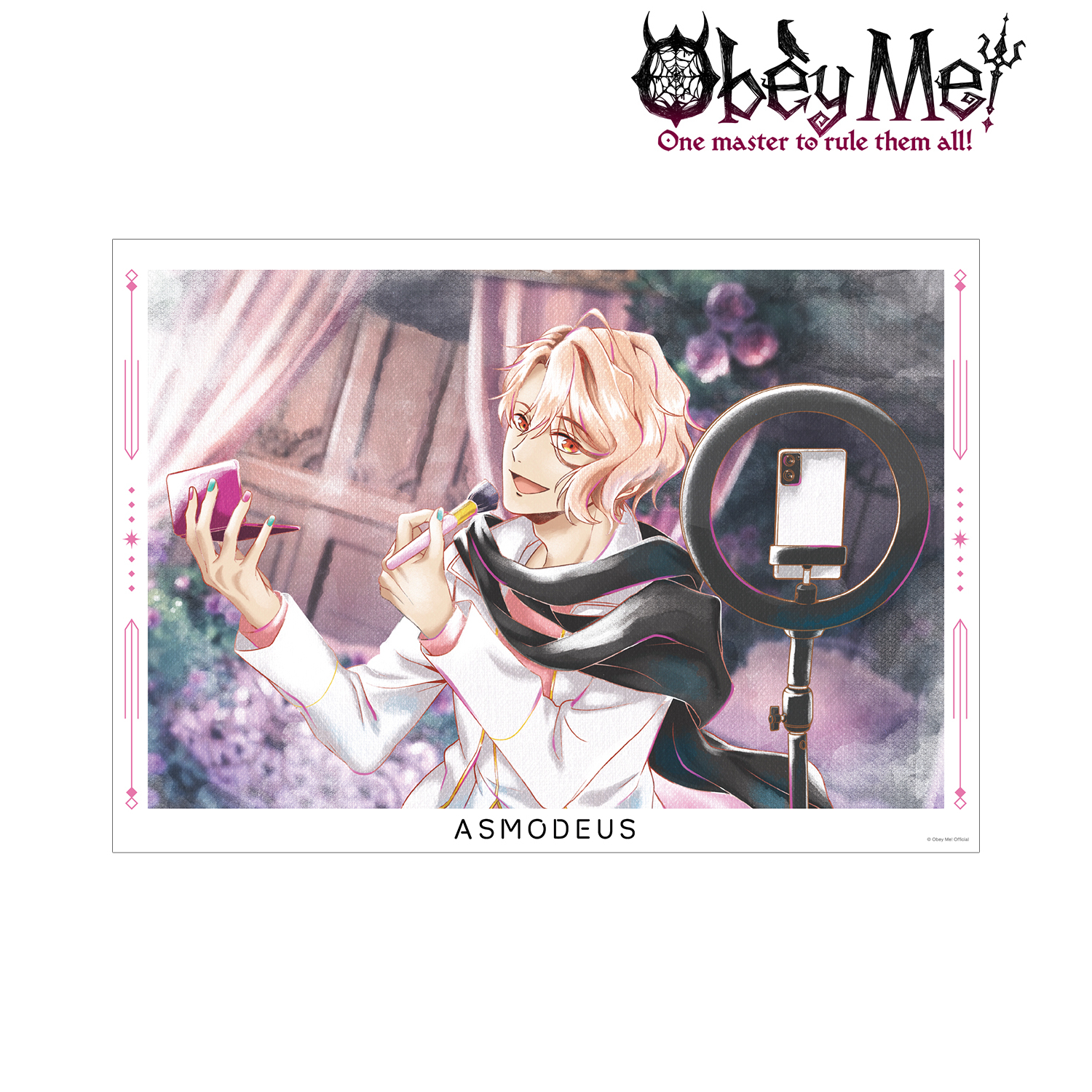 Obey Me!_アスモデウス Ani-Art aqua label A3マット加工ポスター