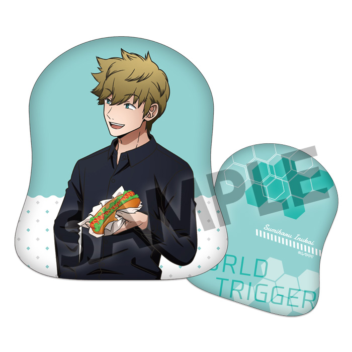 ワールドトリガー_描き下ろしむにゃもちクッション 犬飼澄晴 日常 ver.