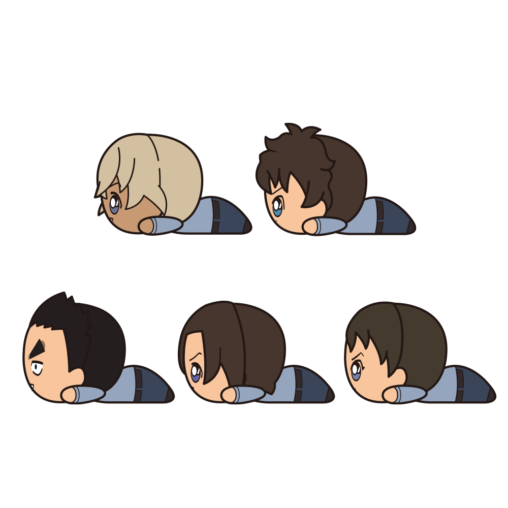 名探偵コナン 寝そべり ぬいぐるみ 降谷 零 諸伏 景光 萩原 研二 松田  