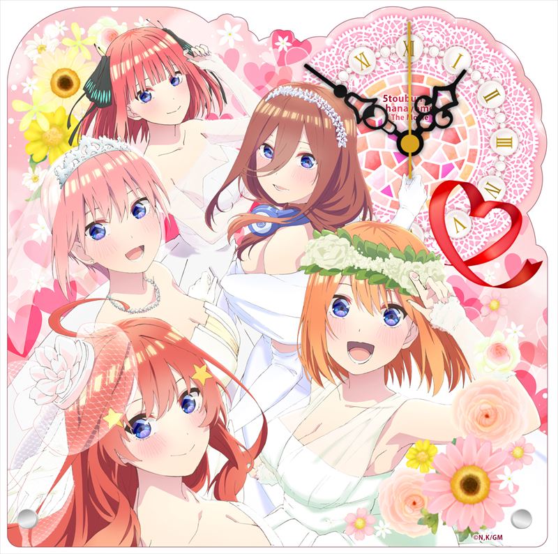 五等分の花嫁 BIGアクリル置時計