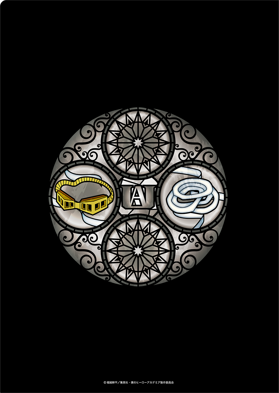 僕のヒーローアカデミア ステンドグラス風 クリアファイル 相澤消太 公式グッズ 公式ライセンス商品専門サイト Colleize コレイズ