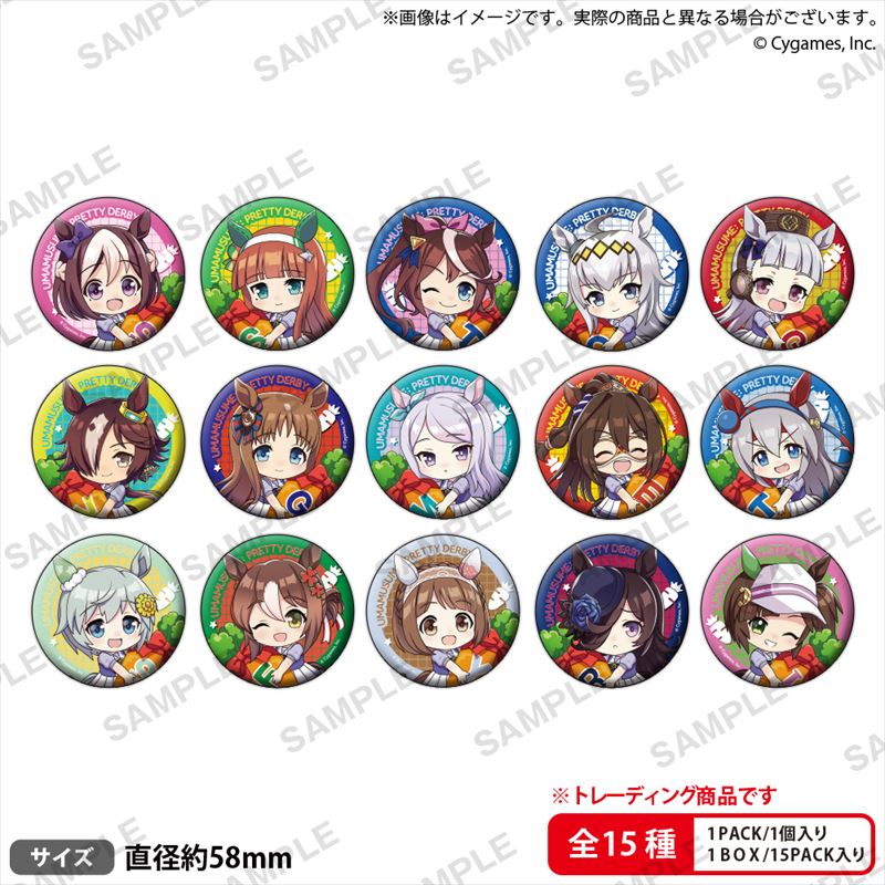 ウマ娘 サクラチヨノオー GOCHIウィーク 缶バッジ ウマ娘 プリティーダービー X: GOCHI WEEK ゴチウィーク 缶