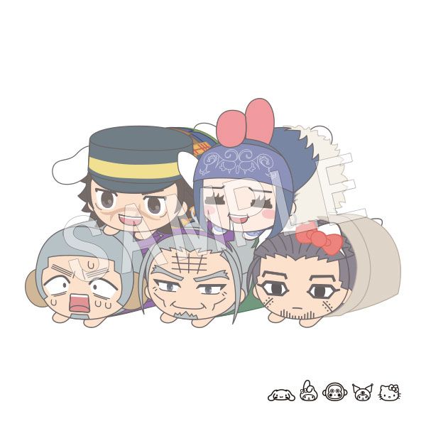 ゴールデンカムイ×サンリオキャラクターズ もちころりんぬいぐるみ