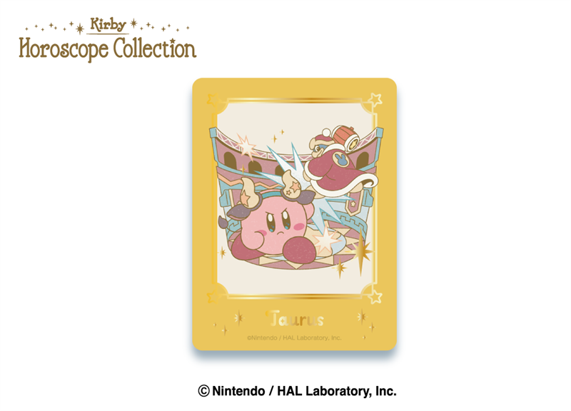 星のカービィ_KIRBY ホロスコープ・コレクション ダイカットステッカーミニ ?おうし座
