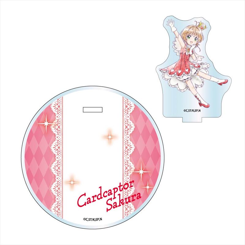 カードキャプターさくら クリアカード編_ミニキャラ アクリルスタンドコースター 木之本 桜C