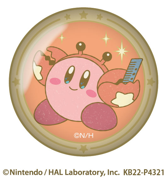 星のカービィ_ KIRBY ホロスコープ・コレクション ガラスマグネット(かに座)