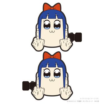 ポプテピピック_ラバーマットコースター【ピピ美】 | 公式グッズ