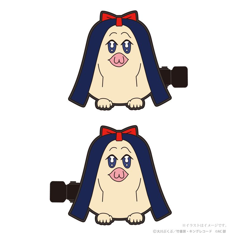 ポプテピピック 前髪クリップ(ボブネミミッミ ピピ美