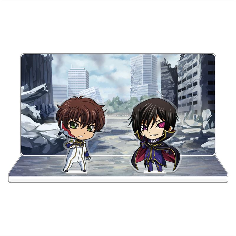 【新品・入手困難】コードギアス ルルーシュ＆スザク 眼鏡セット コードギアス 反逆のルルーシュ_アクリルジオラマB[ルルーシュ