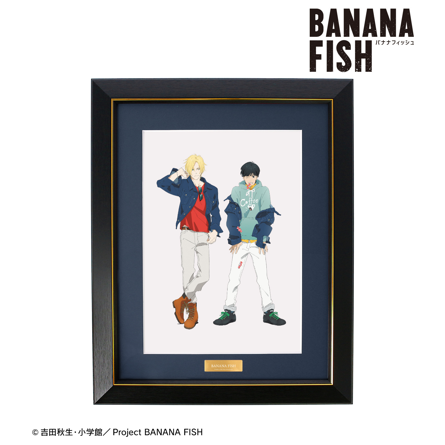 BANANA FISH_描き下ろしイラスト アッシュ・リンクス＆奥村英二 デニムver. キャラファイングラフ
