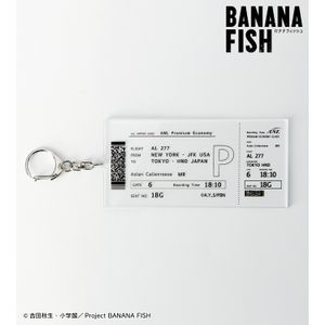 BANANA FISH_Airline Ticket Style BIG Acrylic Keychain