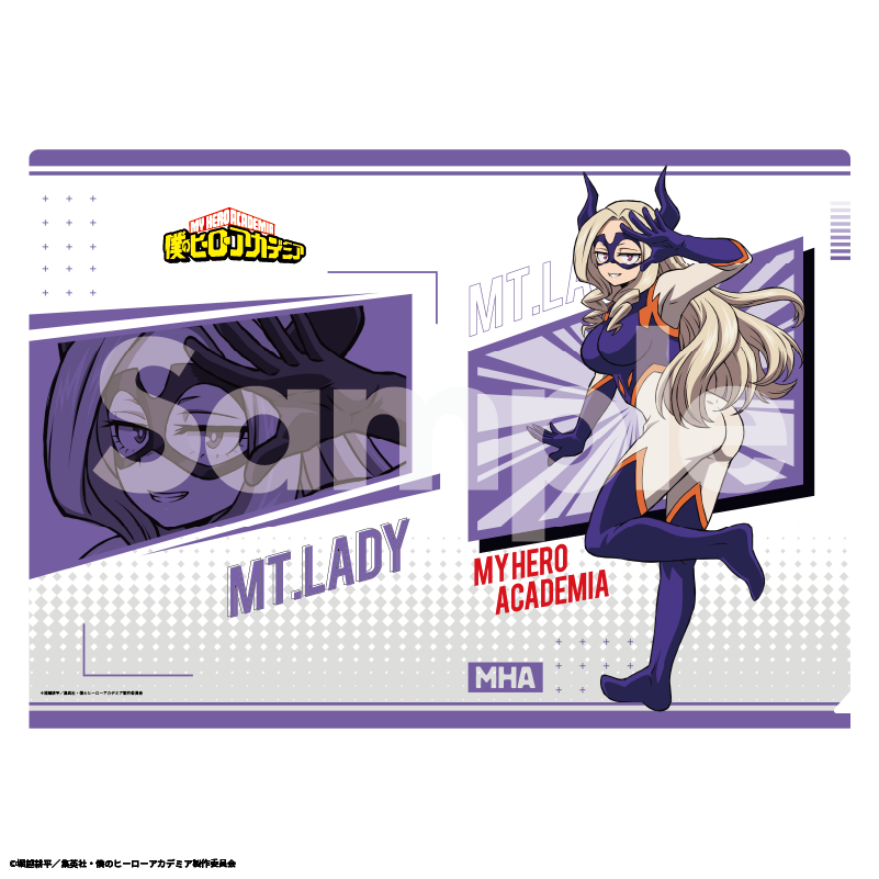 僕のヒーローアカデミア_クリアファイル 6期アクション版権? (Mt.レディ)