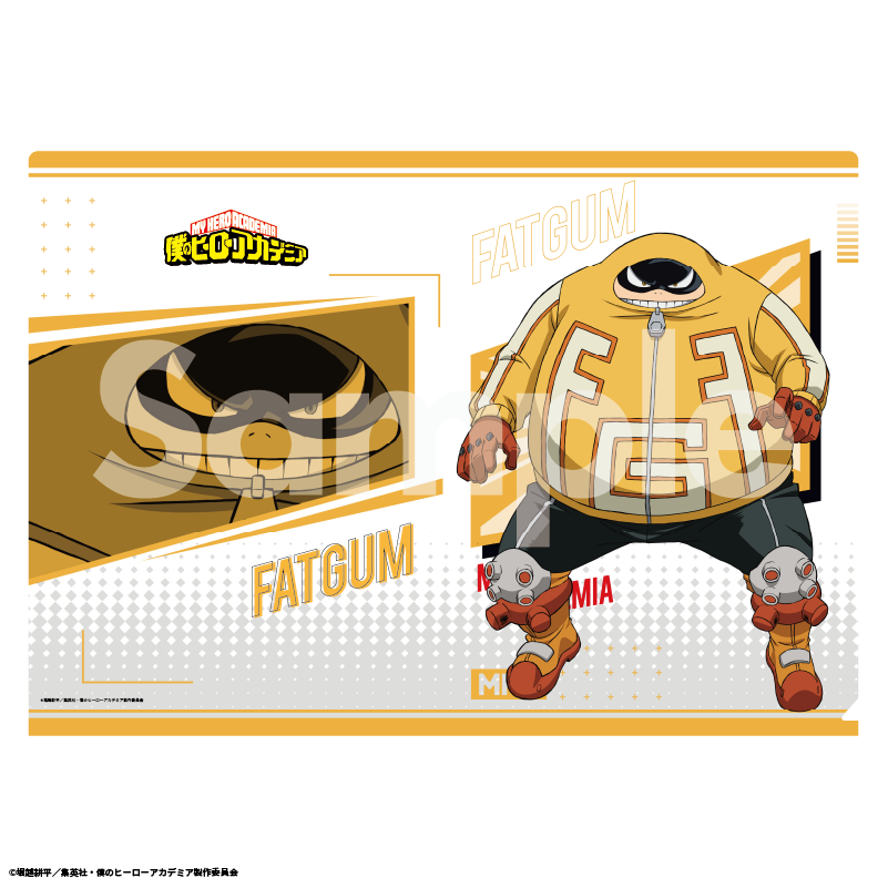 僕のヒーローアカデミア_クリアファイル 6期アクション版権? (ファットガム)
