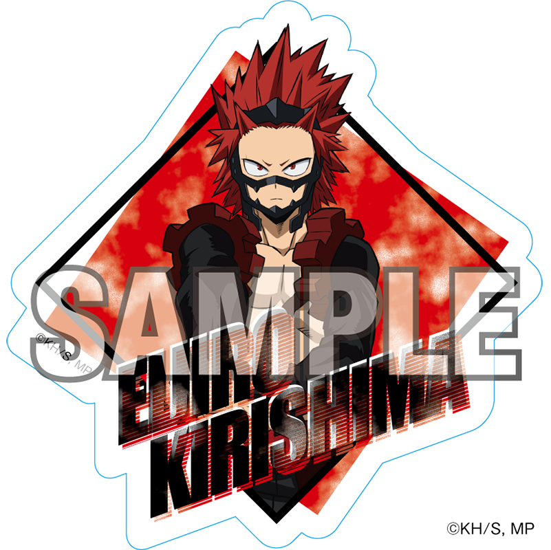 僕のヒーローアカデミア_ステッカー 6期アクション版権? (切島鋭児郎)