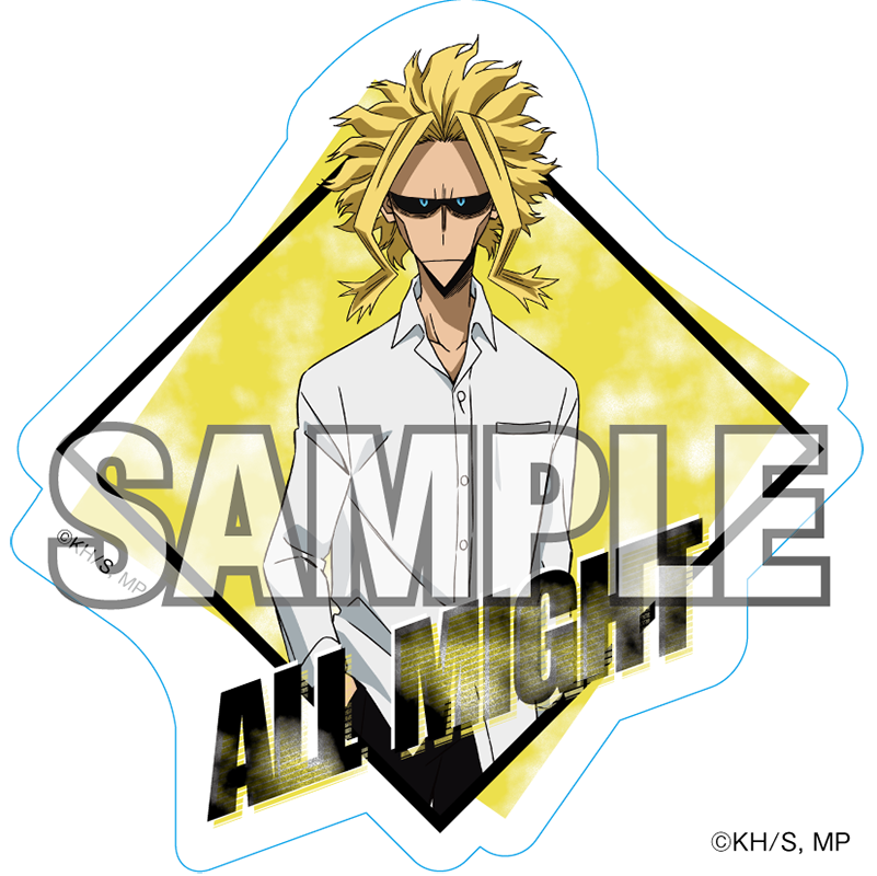 僕のヒーローアカデミア_ステッカー 6期アクション版権? (オールマイト)