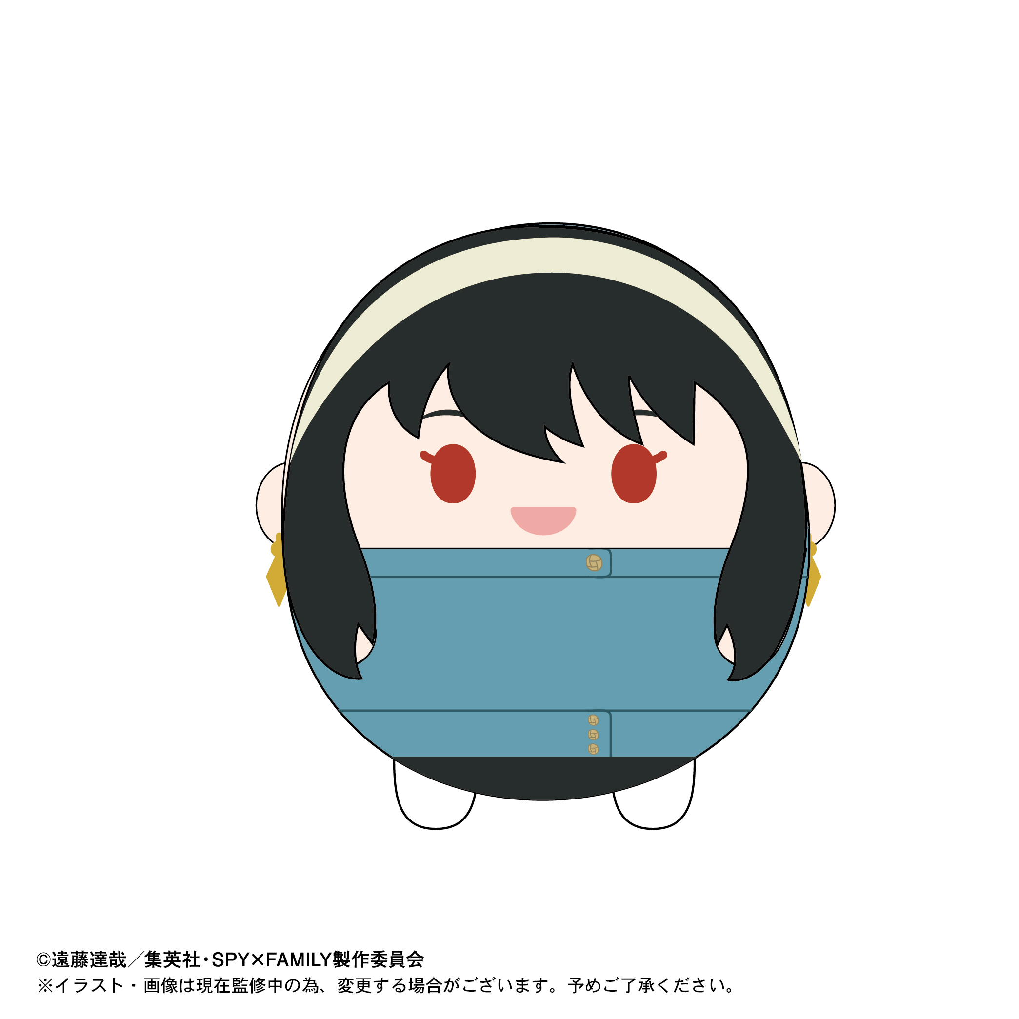 SPY×FAMILY_ふわコロりんMsize2 C ヨル・フォージャー(水族館私服ver.)