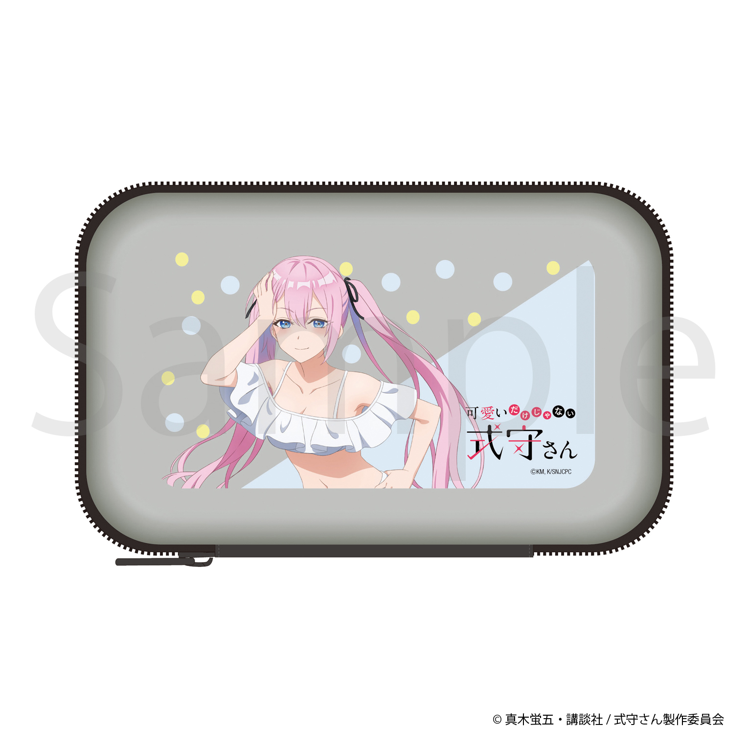 可愛いだけじゃない式守さん_モバイルアクセサリーケース【水着の式守さん】