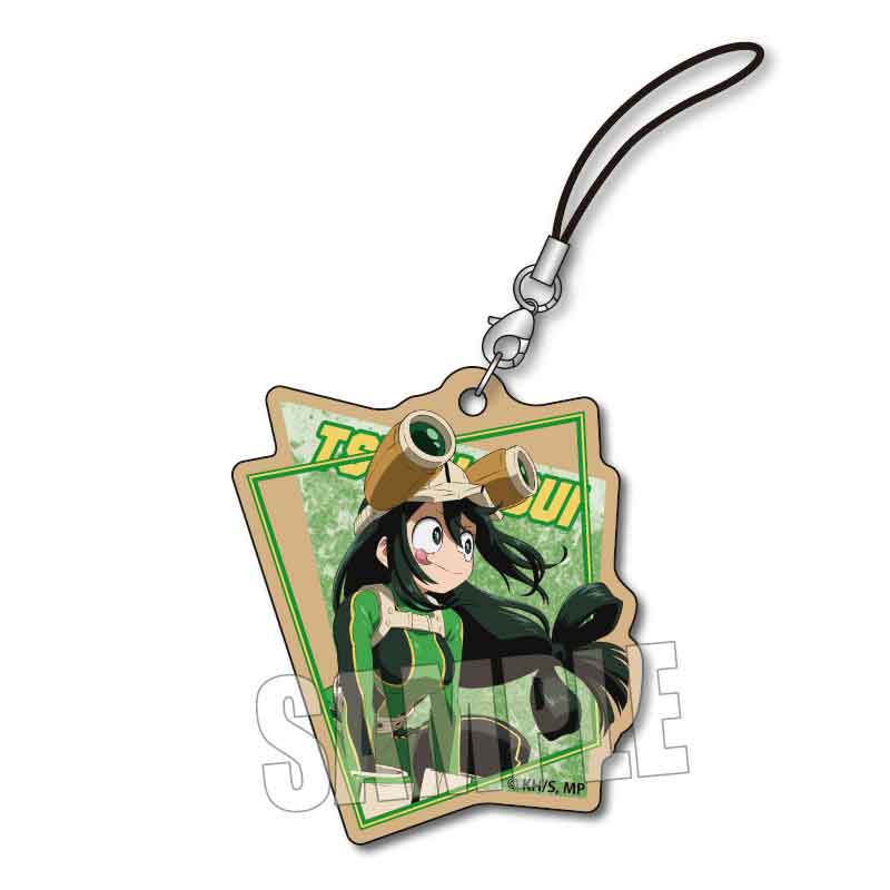 僕のヒーローアカデミア_木札ストラップ Part2/蛙吹 梅雨