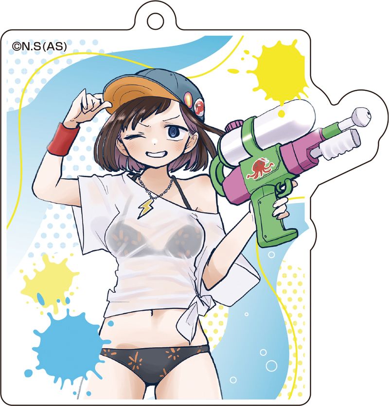 僕の心のヤバイやつ_描き下ろしアクリルキーホルダー水着ver.②市川