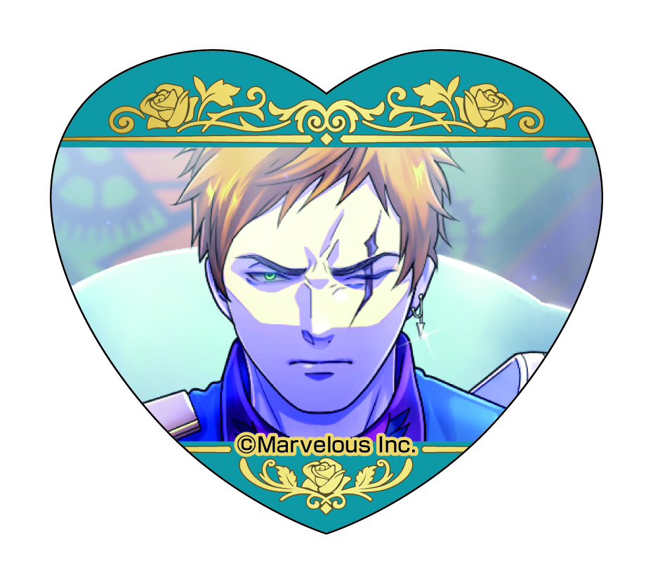 千銃士:Rhodoknight_ハート型ラメアクリルバッジコレクションvol.3 1BOX