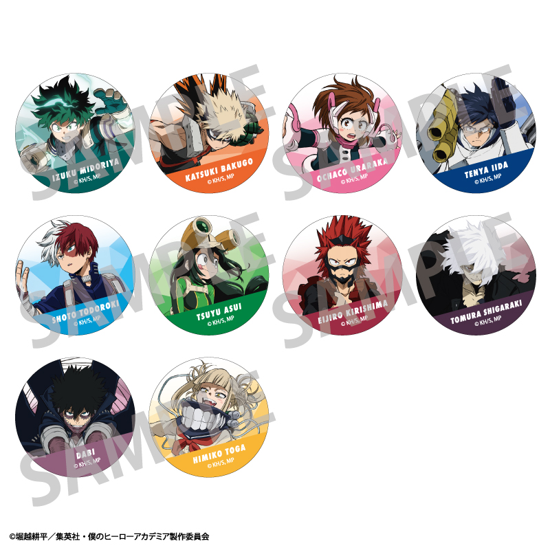 僕のヒーローアカデミア_ホログラム缶バッジ 1BOX
