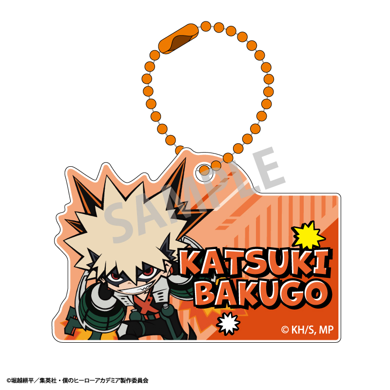 僕のヒーローアカデミア_クリップキーホルダー/爆豪 勝己