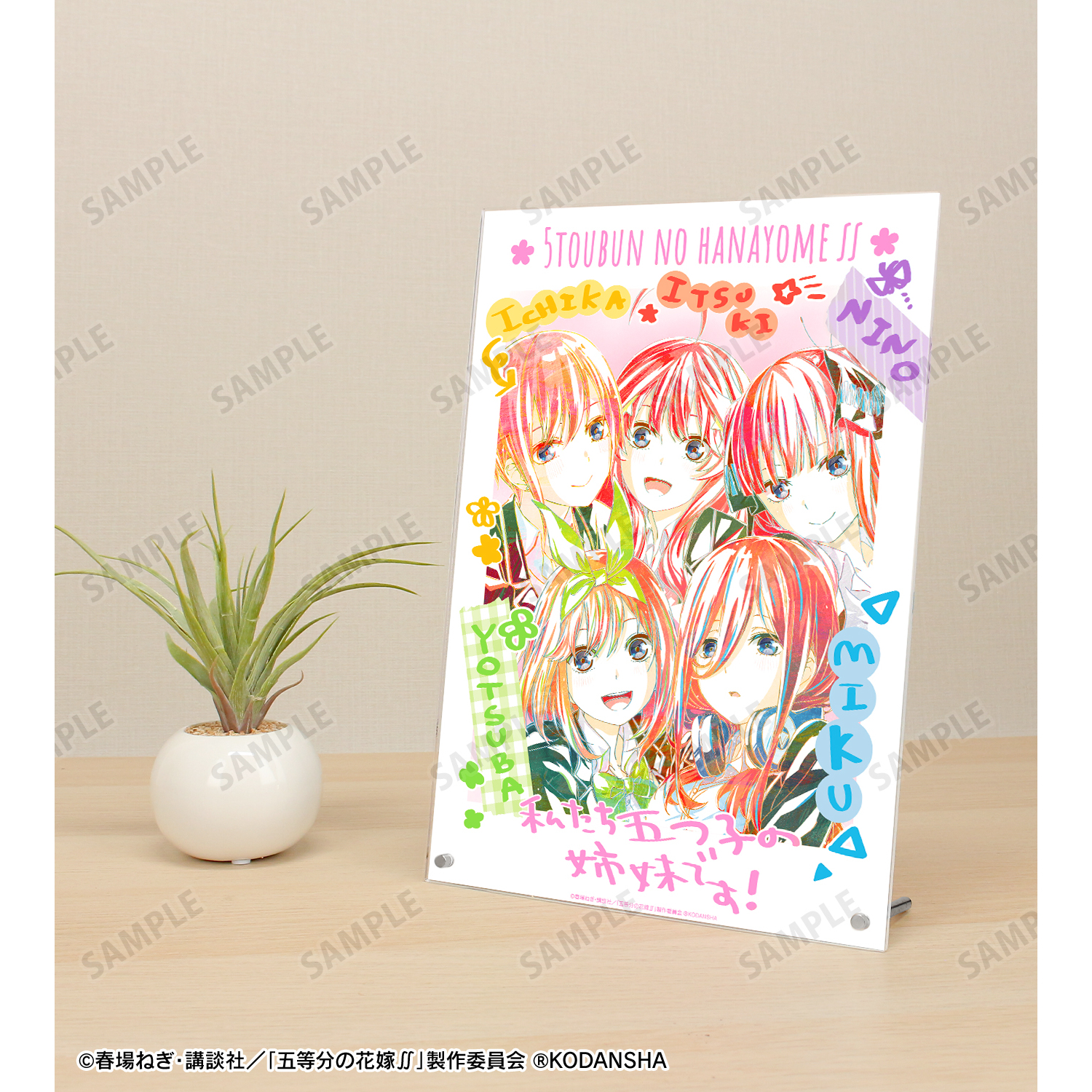五等分の花嫁∬_集合 Ani-Art 第3弾 アクリルパネル | 公式グッズ 五等分の花嫁∬_集合 Ani-Art 第3弾 アクリルパネル | 公式グッズ