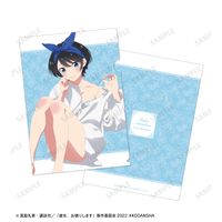 彼女、お借りします_描き下ろしイラスト 更科瑠夏 彼シャツver. クリア