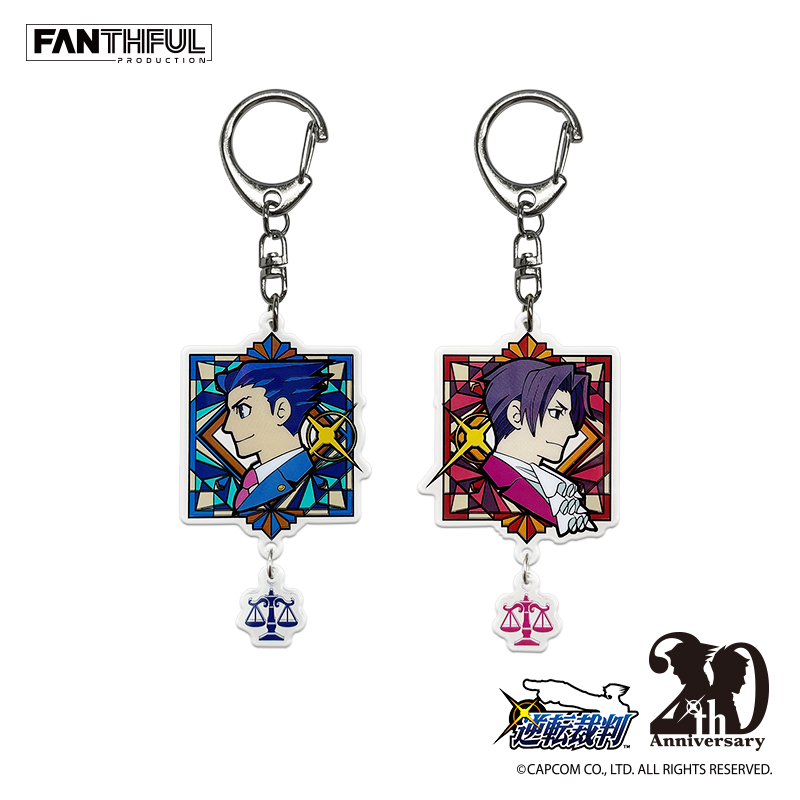 逆転裁判_FANTHFUL 逆転裁判シリーズ アクリルキーチェーン
