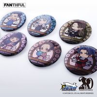 【値下げ可能】逆転裁判 逆転裁判5 缶バッジ 5個セット 意義あり 逆転裁判_FANTHFUL 逆転裁判シリーズ 缶バッジセット | 逆転裁判
