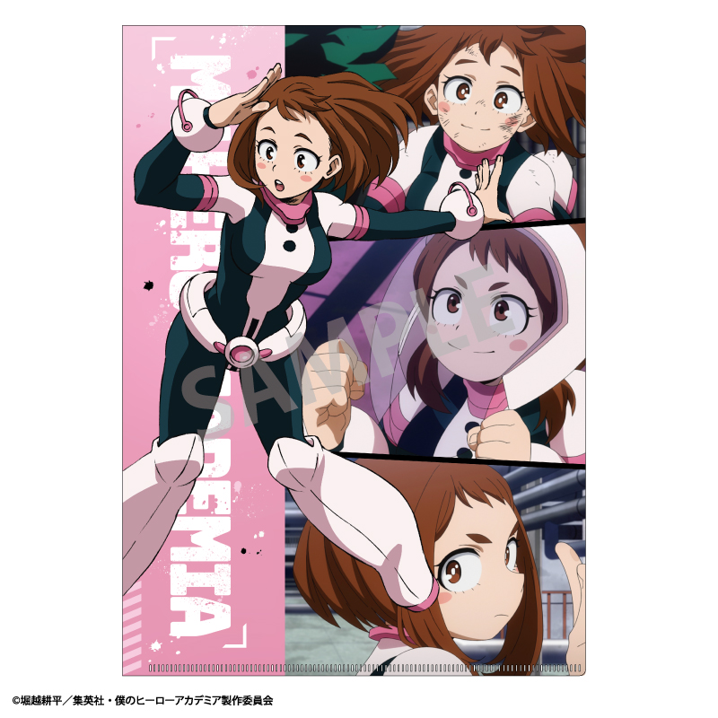 僕のヒーローアカデミア_ホログラムA4クリアファイル/麗日 お茶子